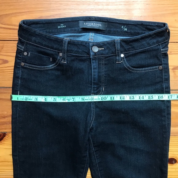 Liverpool Dark Wash Skinny Jeans, EUC, 6/28 - Picture 11 of 14